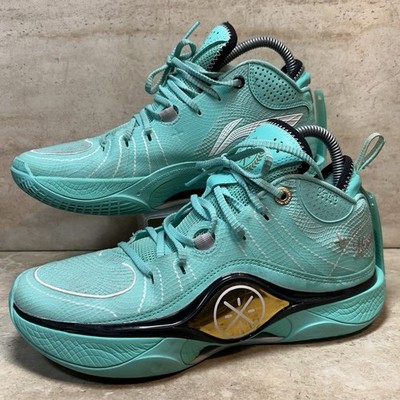 Li-Ning Way of Wade Shadow 5 Liberty Mint Green  Shoes Mens 7.5 ABPT053-4 Read