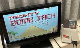 NES ~ MIGHTY BOMB JACK ~ Nintendo Game NES-BJ-AUS Game Cart + Sleeve + Box Pal A