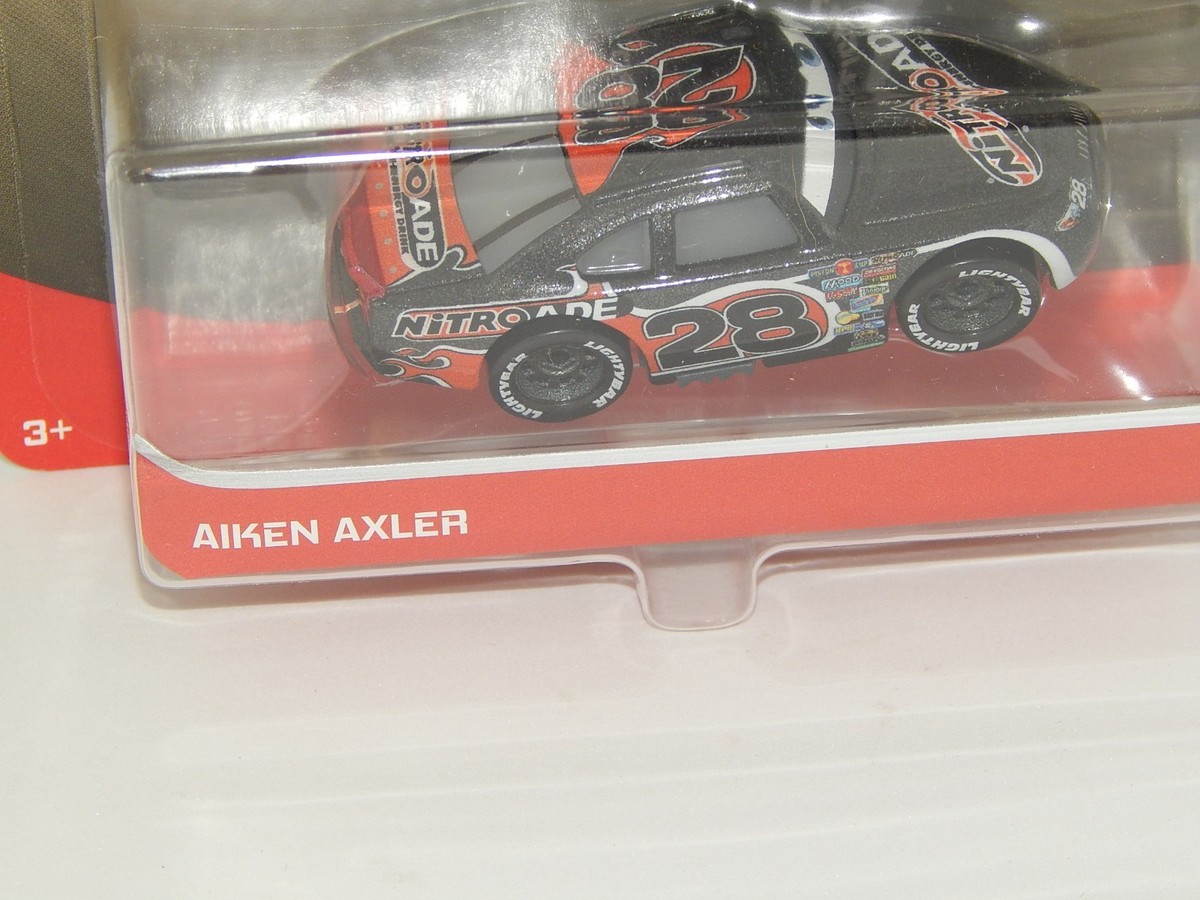 mattel disney pixar cars piston cup aiken axler nitroade no. 28 | eBay