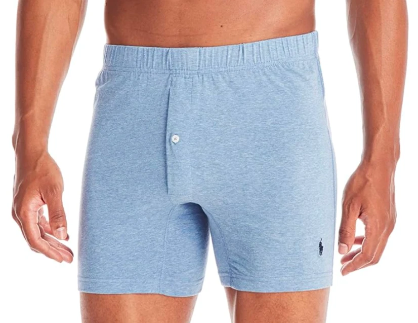 Paquete de 3 boxer POLO Ralph Lauren para hombre calce clásico elástico soporte tejido azul pequeño Foto 4 de 4