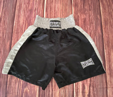 Ring to Cage Youth Boxing Shorts K-M Black Gray MMA Muay Thai Training