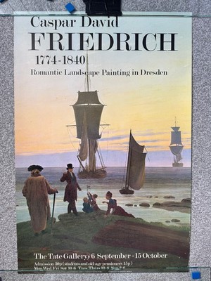 Casper David Friedrich 1972 Tate Gallery Kunstausstellung Poster - Stages of Life