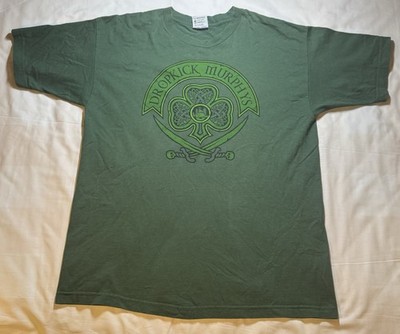 Vintage Dropkick Murphys Shirt Men XL Green 2012 St Paddys Tour Bayside USA