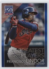 2019 Topps Update 150 Years of Professional Baseball Blue Francisco Lindor ll2