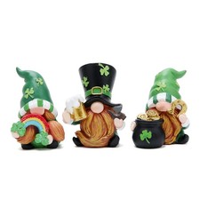 3 PCS St Patricks Day Gnome Decorations Beard Elf for St Patrick's Day Decor ...