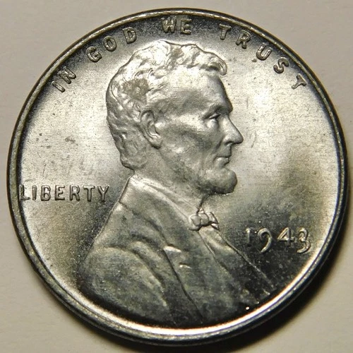 1943 P Lincoln Wheat Cent Penny  BU  "Actual Coin Pictured"