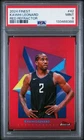 2024 Topps Finest Basketball Red Refractor Kawhi Leonard #42 PSA 9