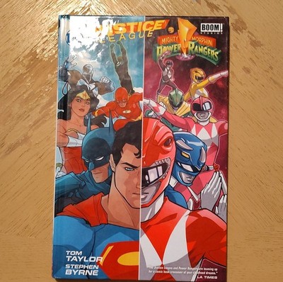 BOOM! Studios Justice League/Power Rangers Hardcover by Taylor & Byrne
