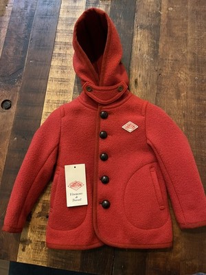 Danton Kids Wool Red Hooded Jacket in size S / 95 - Never worn! 