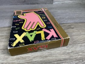 Vintage 1990 Nintendo NES Tengen KLAX Complete Game + Sleeve + Original Box