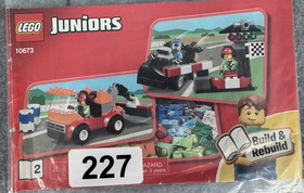 LEGO 10673 Juniors Race Car Instruction Manual Only OEM Original