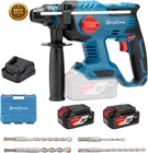 Cordless Rotary Hammer Drill 20V Brushless SDS Plus Kit Concrete Tool Set