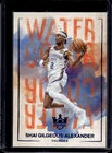 2024-25 Panini Court Kings Shai Gilgeous-Alexander Water Color Sapphire #/25