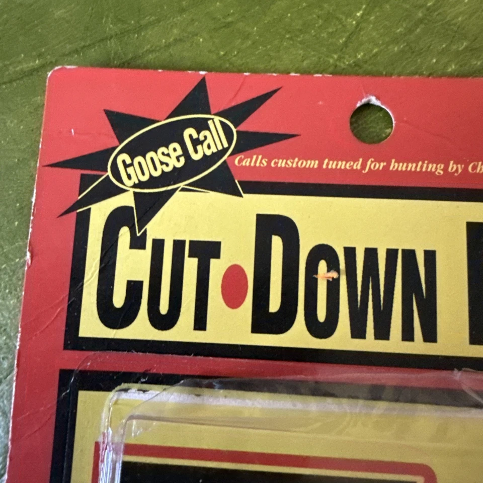 Vintage HAYDEL'S CF-94 Blows When Wet Cut Down Flute Goose Call In Package - Image 3 of 4