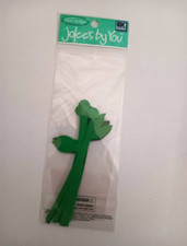 Jolee's Boutique Green Leaves Stem Die Cut Scrapbooking Embellishment