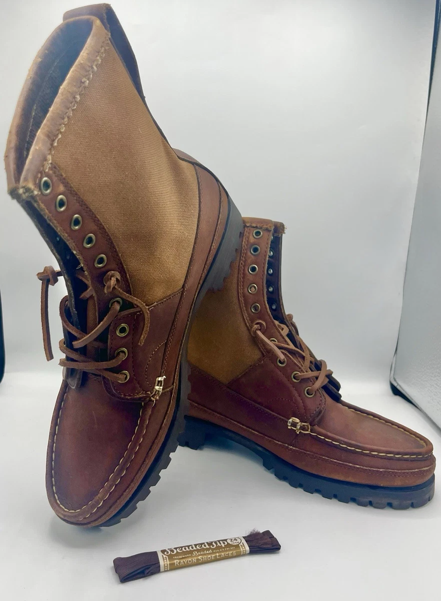 25+ Polo Ralph Lauren Lace Up Brown Boots for Men for sale