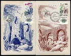 Israel 84-85, Independence Day 1954, Flowers, Bridge Simon's Maxi Maximum Card