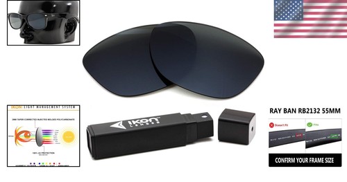 Lenti di ricambio Ray-Ban polarizzate 55 mm con panno in microfibra incluso - Foto 2 di 9