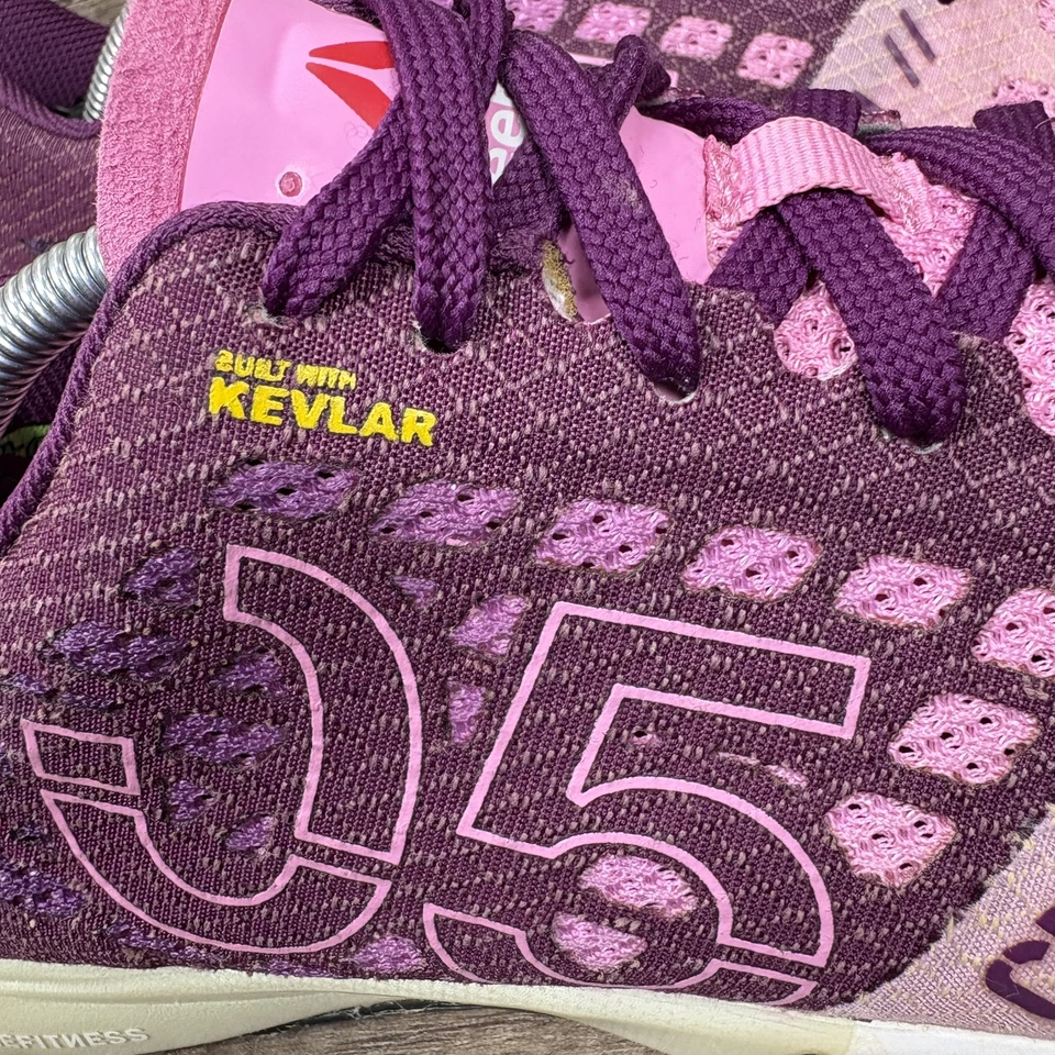 Reebok Crossfit Nano 5.0 Kevlar Pink Maroon Womens US Size 9 113701914 Sneakers - Image 3 of 4