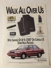 1992 Toyota Corolla Vintage Print Ad pa24