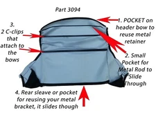 Fits: BMW E36 3-SERIES 1994-99 Convertible Headliner Made from Black Cloth #3094