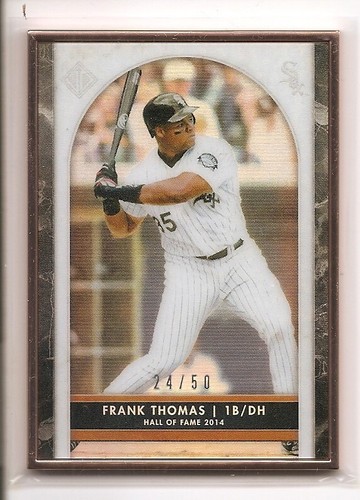 2020 Topps Transcendent HOF Hall of Fame Frank Thomas Card /50 Chicago White Sox