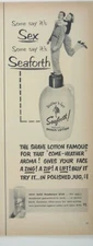 Seaforth Heather Fern After Shave Lotion Vintage Ad Print 1950s Grooming Decor
