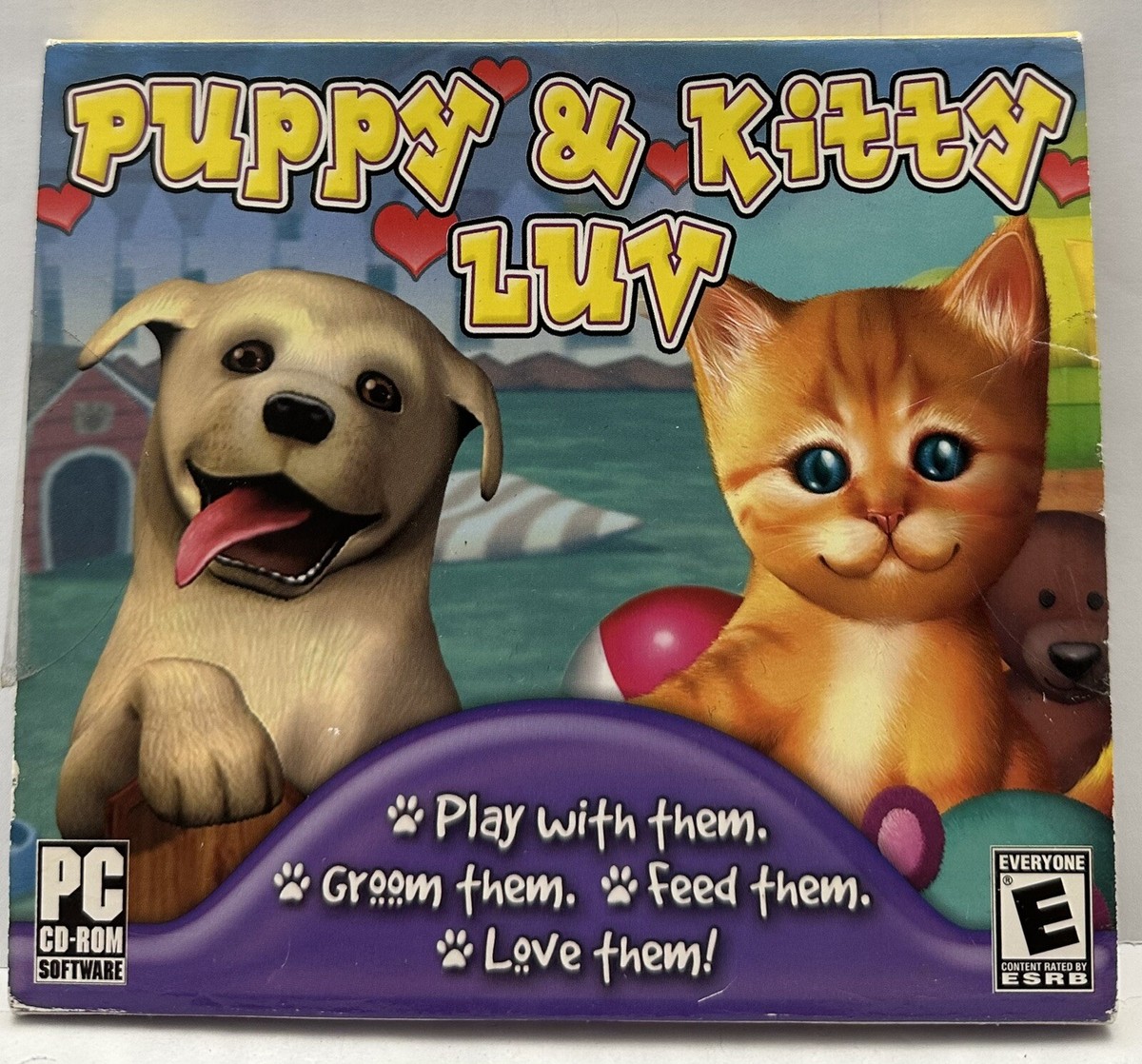 Love Kitty Games Puppy & Kitty Luv 2 Full Games Jewel Video Game PC