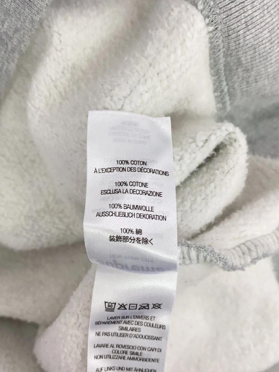 Felpa Supreme con cappuccio a contrasto 21aw L cotone grigio usata