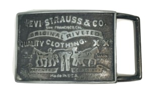 levi strauss belt buckle