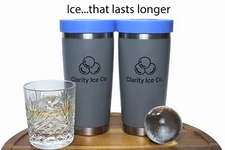 Crystal Clear Ice Ball Maker for Whiskey, Bourbon, Scotch, Cocktails, and Drinks