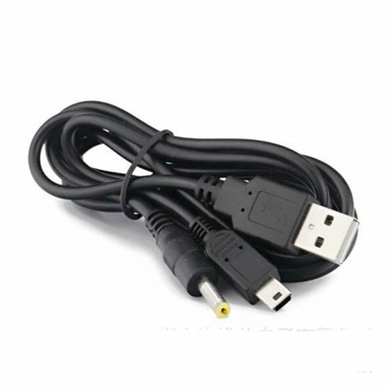 2X 2in1 Charger&DATA Cable For SONY PSP1000 2000 PSP3000 PS3 Controller - Image 4 of 4