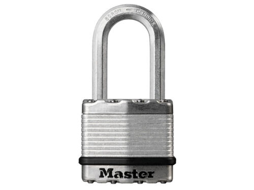 Master Lock Excell™ Laminado Acero 45mm Candado 4-Pin-38mm Grillete MLKM1LF - Imagen 1 de 9