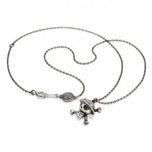 One Piece Straw Hat Silver Necklace U Treasure Japan New One Piece Apvalus Collectibles