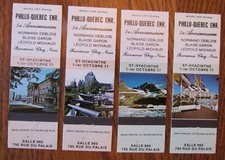 COMPLETE SET OF MATCHBOOK COVERS (1977 PHILLU-QUEBECMATCHCOVERS) -E20