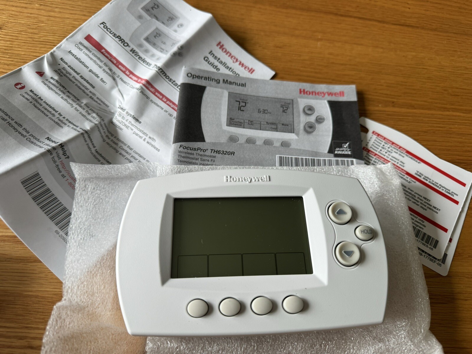 Honeywell Focuspro Th6320r Manual Honeywell YTH6320R1001 Wireless