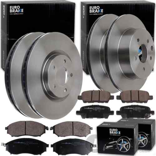 EuroBrake brake discs + front + rear pads suitable for Mazda 6 GH Limo + station wagon - Picture 1 of 7