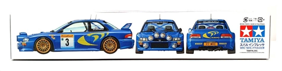 Tamiya 1/24 Scale Model Kit 24199 - Subaru Impreza WRC Monte Carlo 1998 - Image 2 of 4