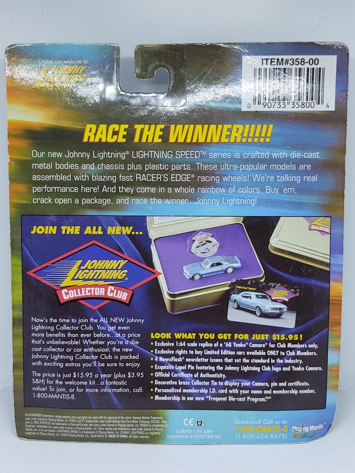 Johnny Lightning Lightning Speed Racer`s EDGE EL Camino Super Sport C8 - Image 4 of 4