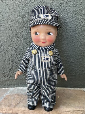 その他 1950s BUDDY LEE, HICKORY OVER ALL 1940's HICKORY STRIPED OVERALLS COMPOSITION BUDDY LEE