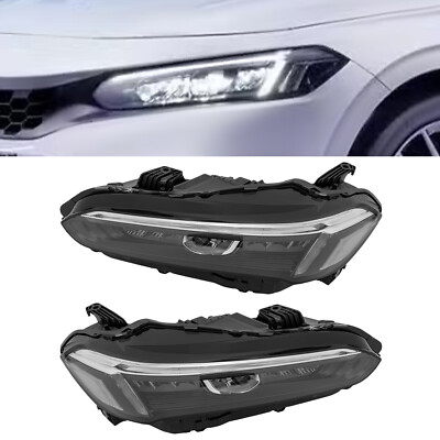#ad LED Headlight Headlamp Pair Leftamp;Right For 2022 2024 Honda Civic Sport Touring $299.20