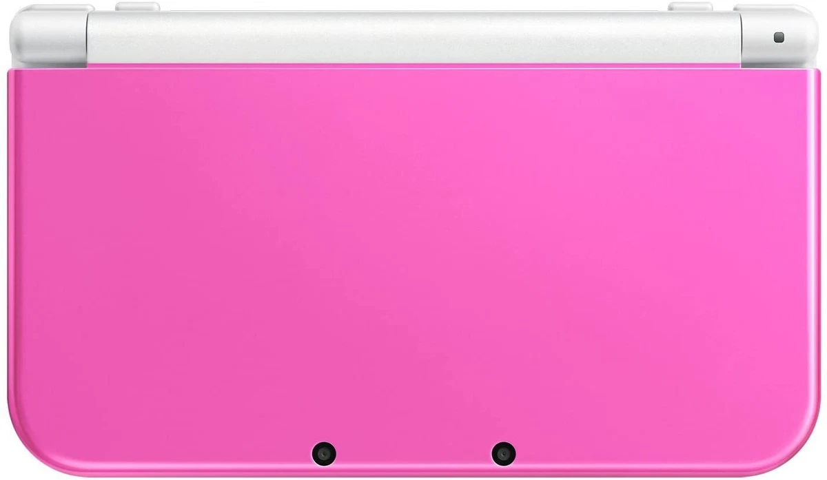 USED Japanese New Nintendo 3DS XL LL PINK WHITE with all items RED  