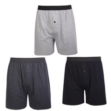 NEW MENS 3 PICES TALL  BIG USA EXCELLENT DESIGN COTTON KNIT BOXERS UNDERWEAR