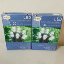 2pack LED Fairy Lights- 6 Foot Battery Operated with 40 Micro LED Lights