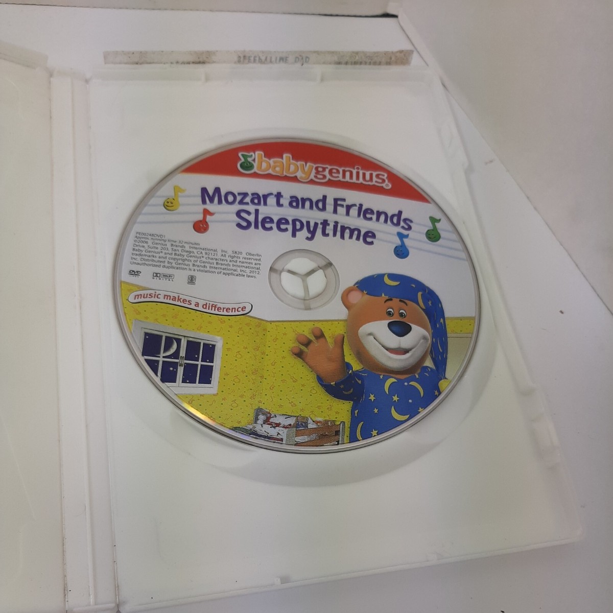 baby genius dvd lot Mozart and friends open box, favorite nursery