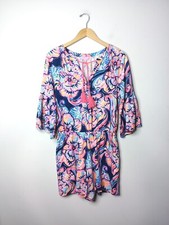 Lilly Pulitzer Del Lago Romper Small Boho Bateau 29219