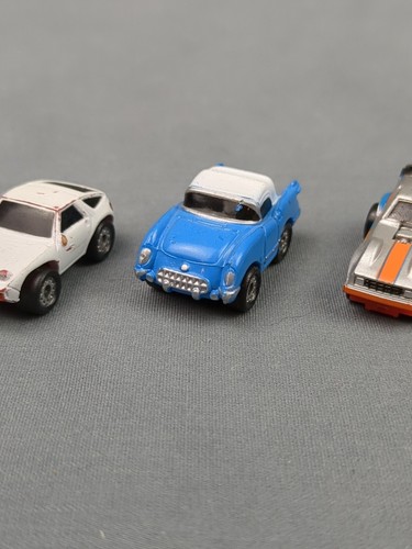 Vintage Galoob Micro Machines Lot 4 Miniature Diecast Porsche Corvette Camaro - Picture 5 of 14