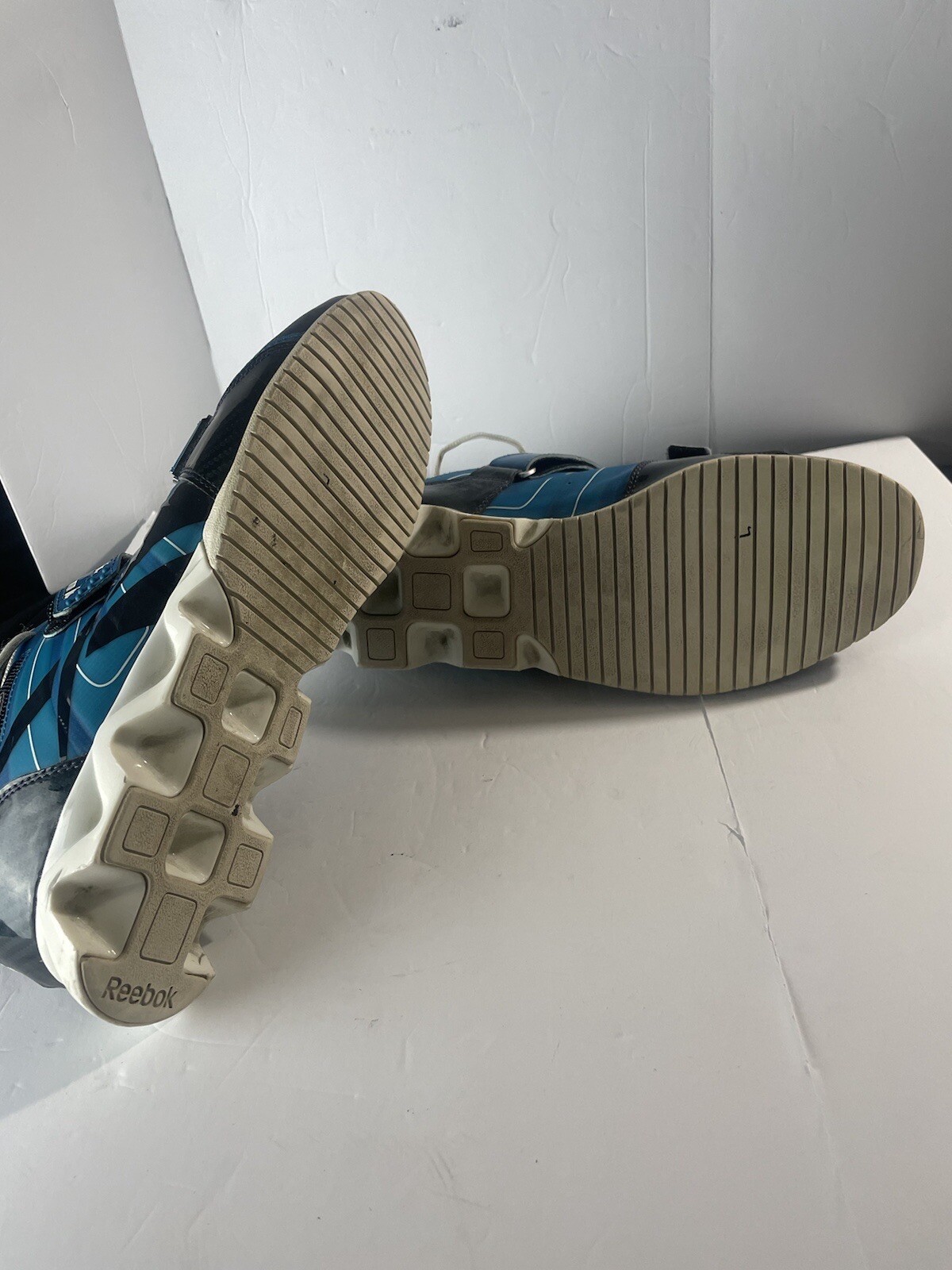 Reebok Men’s Blue Leather CrossFit  U- Form weight Lifting Shoes Sz 13 Reebok C thumbnail 7