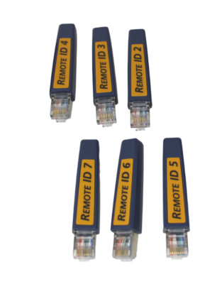 Fluke Networks Remote ID Kit for MS-POE MicroScanner with Identifiers #2-7