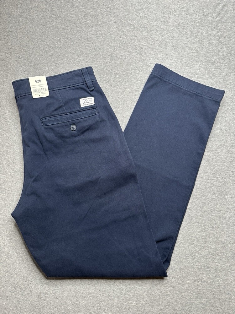 NWT Levi's XX Chino Authentic Fit Men's 100% Cotton Navy Pants 31x32